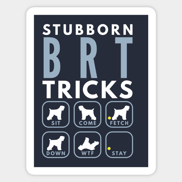 Stubborn Black Russian Terrier Tricks - Dog Training Sticker by DoggyStyles